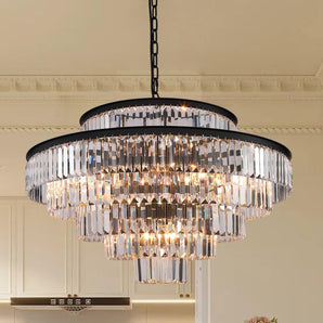 Olivia Crystal 6-Tier Chandelier