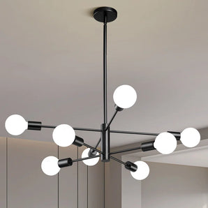 Ariyona 8-Light Dimmable Modern Sputnik Sphere Chandelier