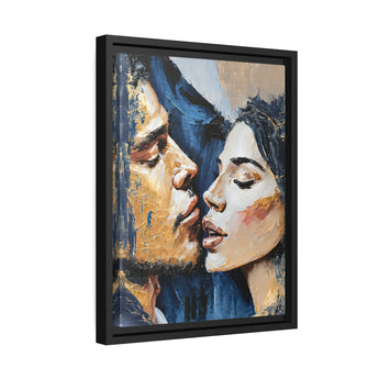 Couple Portrait Canvas Wall Art SEDUCTION by Queennoble