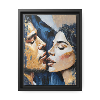 Couple Portrait Canvas Wall Art SEDUCTION by Queennoble