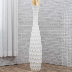 Tall Haven Wooden Floor Vase