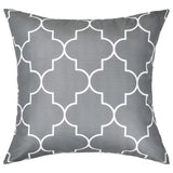 Set of 4 Modern Pillow Covers 18"X 18",Grey White