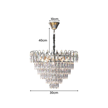 Opulent Radiance Crystal Chandelier-5