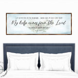 My Help Comes From the Lord | PSALM 121 | Bible Art | Wooden Wall Art | Bible Quotes | Wall Hanging - 310315-0