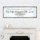 My Help Comes From the Lord | PSALM 121 | Bible Art | Wooden Wall Art | Bible Quotes | Wall Hanging - 310315-2