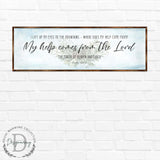 My Help Comes From the Lord | PSALM 121 | Bible Art | Wooden Wall Art | Bible Quotes | Wall Hanging - 310315-5