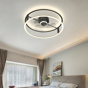 Modern Simple Ceiling Electric Fan Lamp - dasherdecor