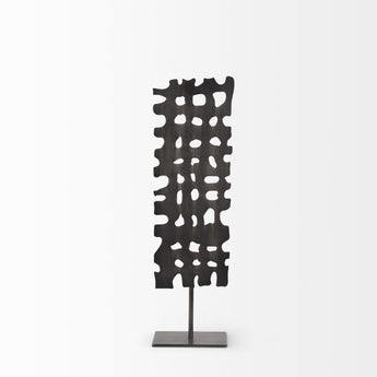 Petite Gray Metal  Sculpture-1