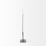 Petite Gray Metal  Sculpture-2