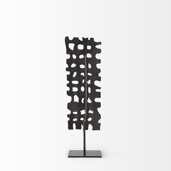 Petite Gray Metal  Sculpture-3