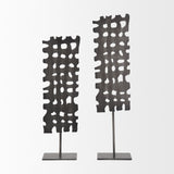 Petite Gray Metal  Sculpture-5