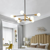 Ariyona 8-Light Dimmable Modern Sputnik Sphere Chandelier