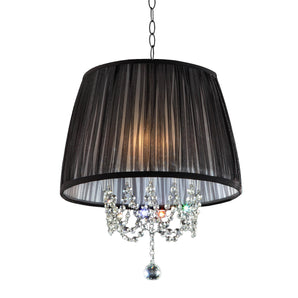 Elegant Ceiling Lamp with Crystal Accents-0