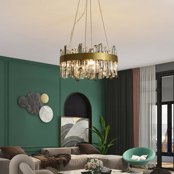 Crystal Chandelier Living Room Lights Simple - dasherdecor