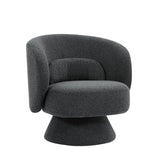 360 Degree Swivel Sherpa Accent Chair-0