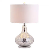 Emilia 26 In. Silver Mirrored Mosaic Table Lamp