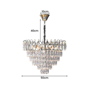 Opulent Radiance Crystal Chandelier-6