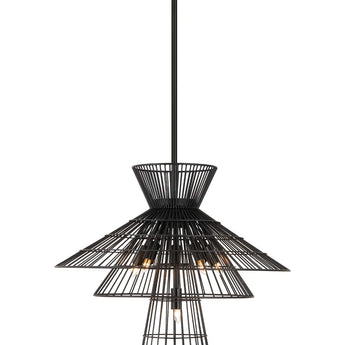 Bowry 6-Light Dimmable Geometric Chandelier