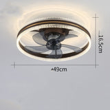 Ceiling Fan Home Integrated Invisible Ceiling Fan Light - dasherdecor