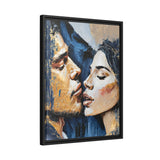 Couple Portrait Canvas Wall Art SEDUCTION by Queennoble