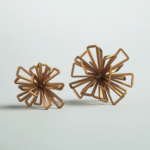 2 Piece Weisinger Starburst Sculpture Set