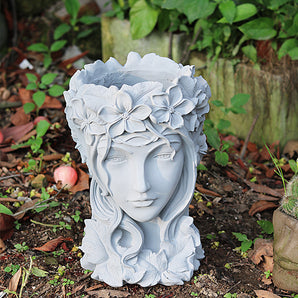 Goddess Figurine Flower Pot