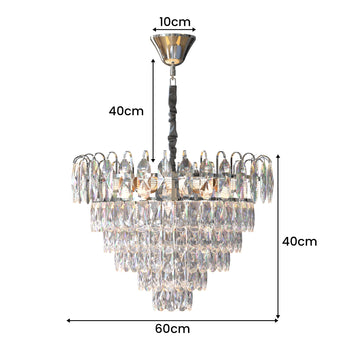 Opulent Radiance Crystal Chandelier-8