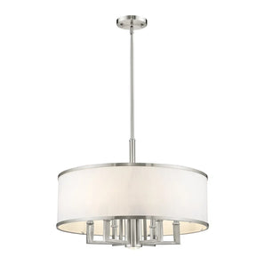 Berthine 7 - Light Dimmable Drum Chandelier