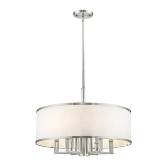 Berthine 7 - Light Dimmable Drum Chandelier