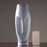 European Creative Modern Face Glass Vase-4