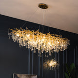 Postmodern Light Luxury Chandelier Water Drop Crystal Lamp Atmosphere - dasherdecor