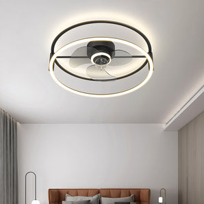 Modern Simple Ceiling Electric Fan Lamp - dasherdecor