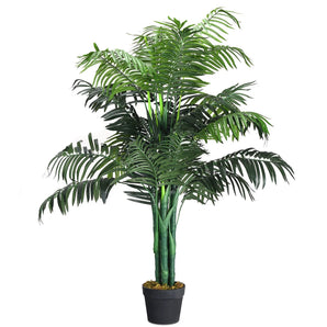 3.5-Feet Artificial Areca Palm Decorative Silk Tree with Basket Indoor Outdoor