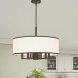 Berthine 7 - Light Dimmable Drum Chandelier