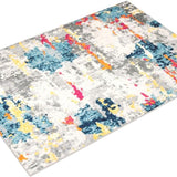 Sky Collection Transitional Abstract Area Rug 5' X 7' Multi