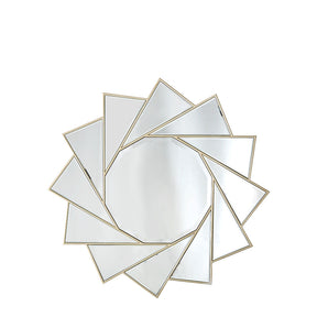 Pinwheel Circular Accent Mirror-1