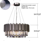 Nickel Luxury Crystal Chandelier 