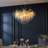 Postmodern Light Luxury Chandelier Water Drop Crystal Lamp Atmosphere - dasherdecor