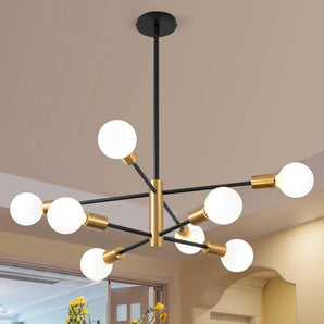 Ariyona 8-Light Dimmable Modern Sputnik Sphere Chandelier