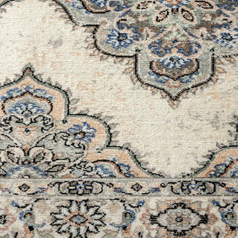 Paula Arnell Medallion Floral Area Rug, Beige/Grey, 5'2"X7'2" Rectangle