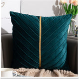 18X18 Set of 2 - Dark Teal Pillow Covers 