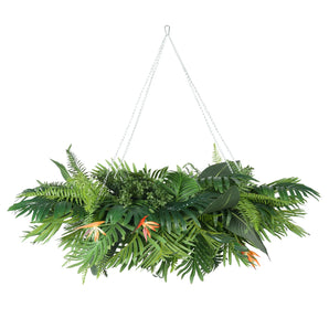 Stunning Hand-Made Tropical Artificial Plant Arrangement (Clearance)-0