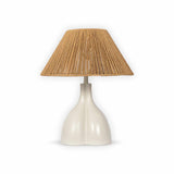 Maierdorf Beige Textured Ceramic Table Lamp-1