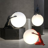 Luna Orb Sculpture Lamp-3