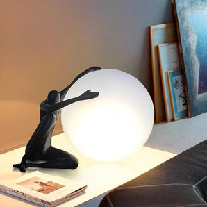 Luna Orb Sculpture Lamp-1