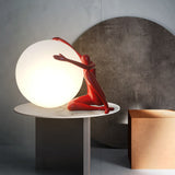 Luna Orb Sculpture Lamp-0