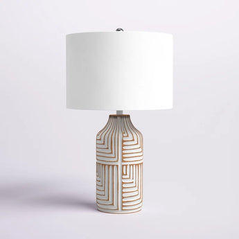 Eccles Solid Wood Table Lamp