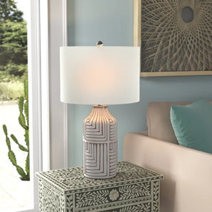 Eccles Solid Wood Table Lamp