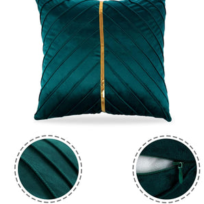 18X18 Set of 2 - Dark Teal Pillow Covers 