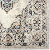 Paula Arnell Medallion Floral Area Rug, Beige/Grey, 5'2"X7'2" Rectangle